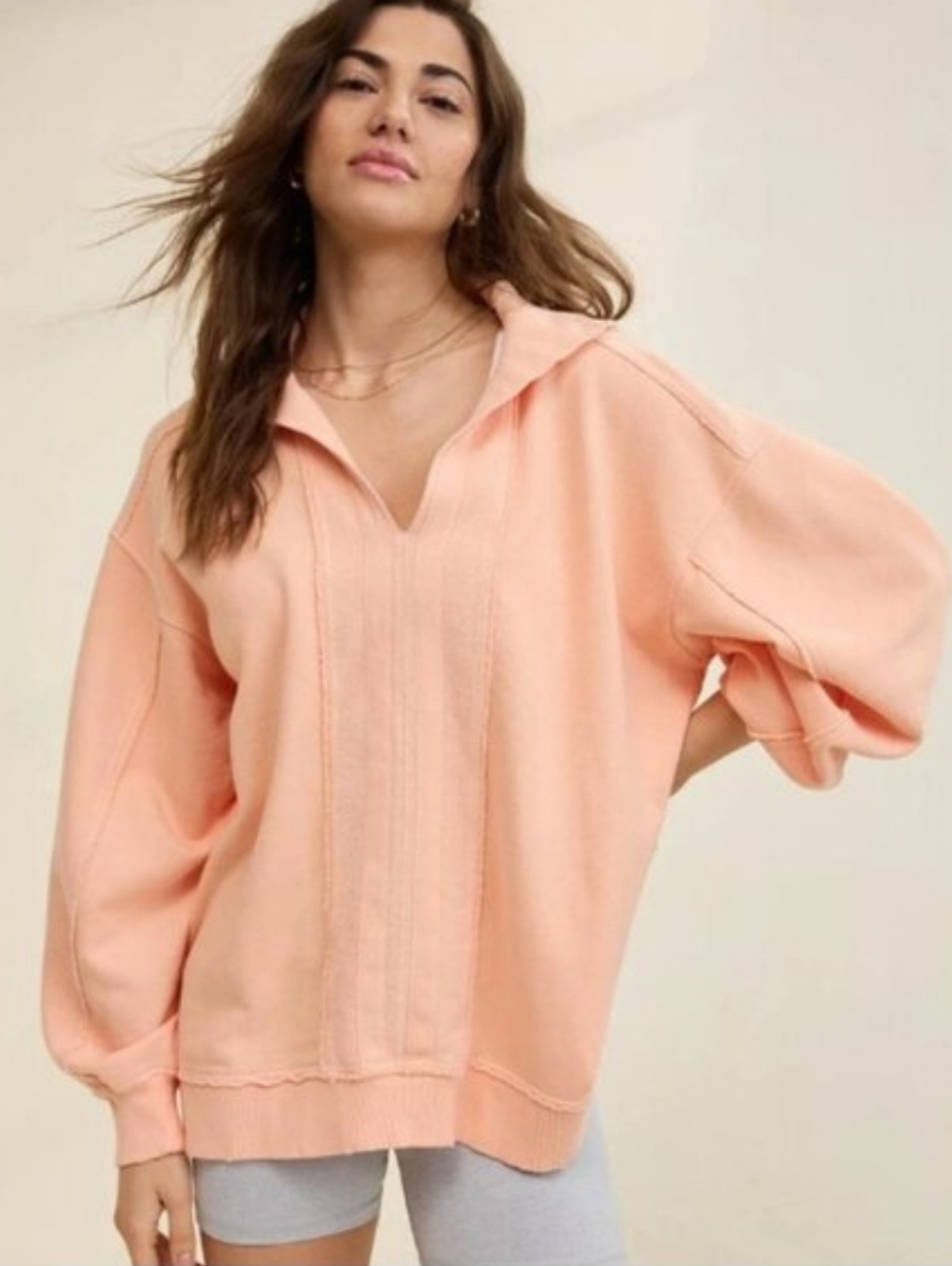 Aerie 'Starry Skies' Open Neck Sweatshirt Size XXS